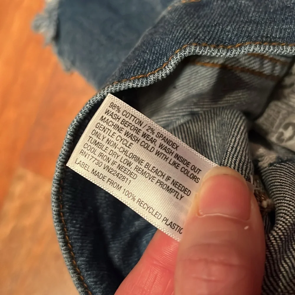 New Wild Fable distressed denim vest - Picture 14 of 16
